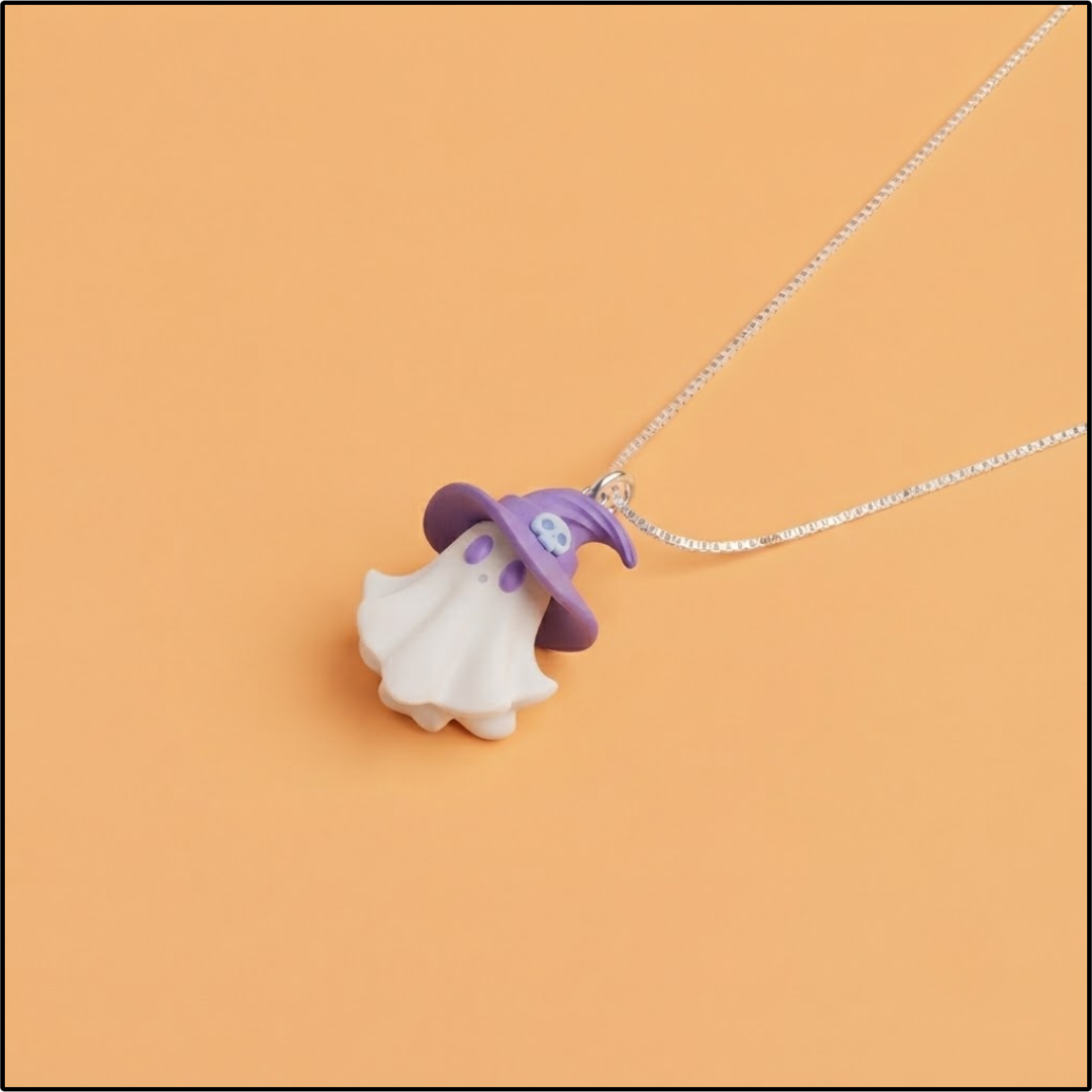 Hocus Pocus Ghost Necklace