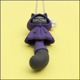 Grumpy Hood Cat Necklace