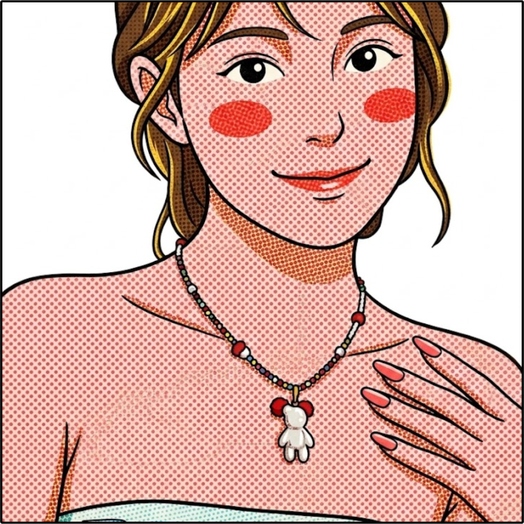 Pearl Bear Party Necklace