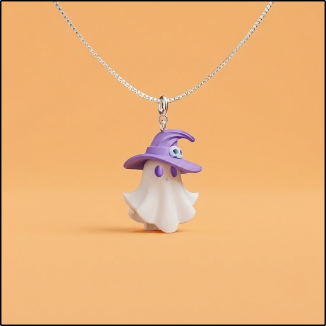 Hocus Pocus Ghost Necklace