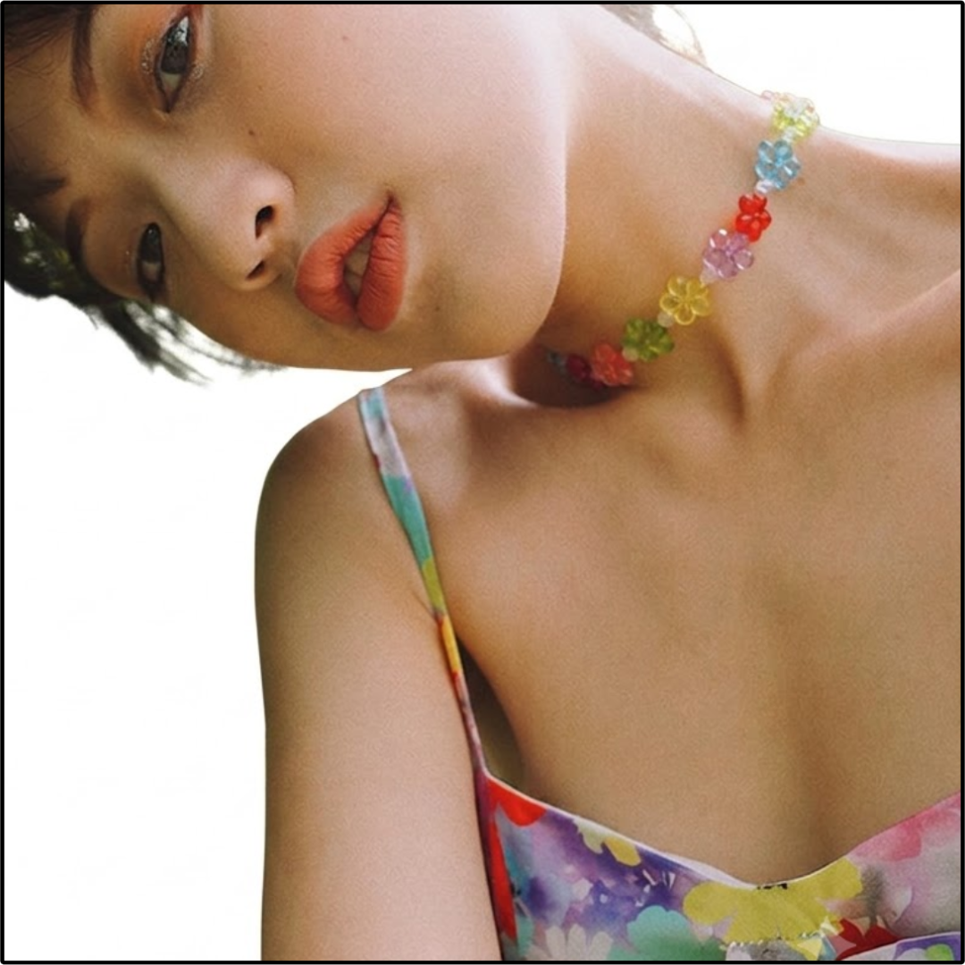 Rainbow Bloom Necklace