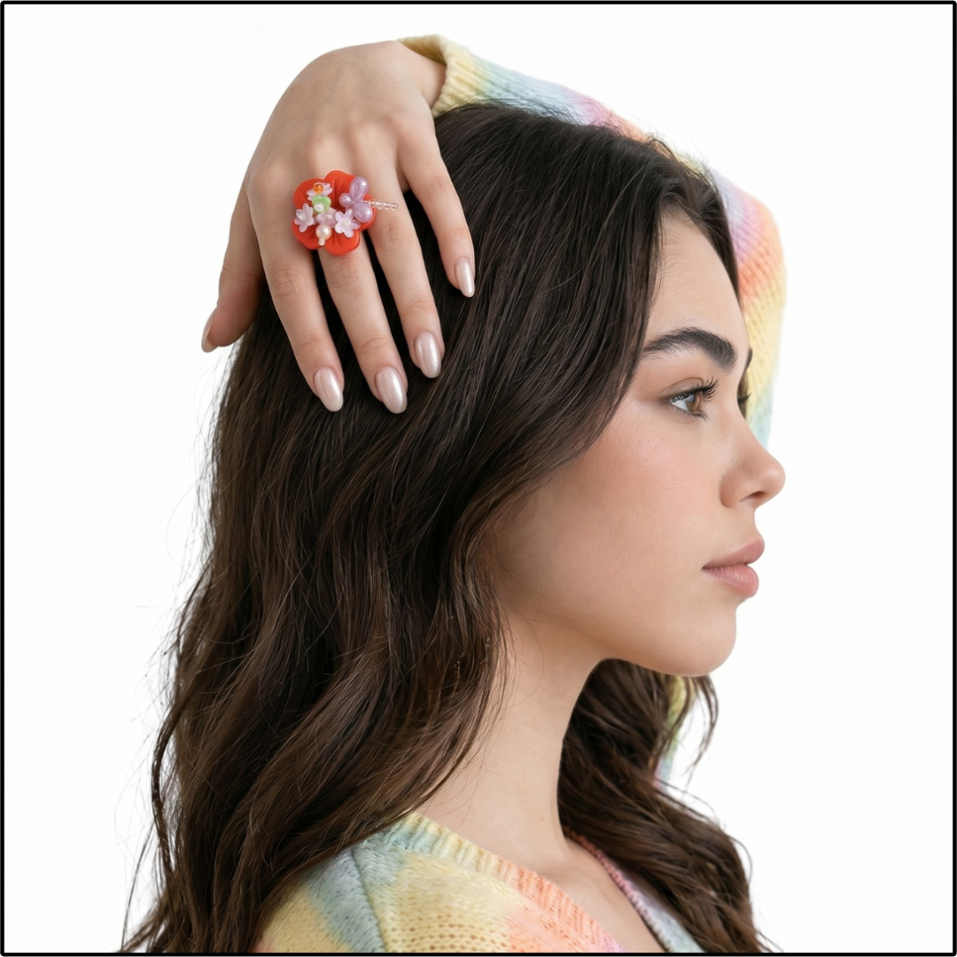 Coral Bloom Ring