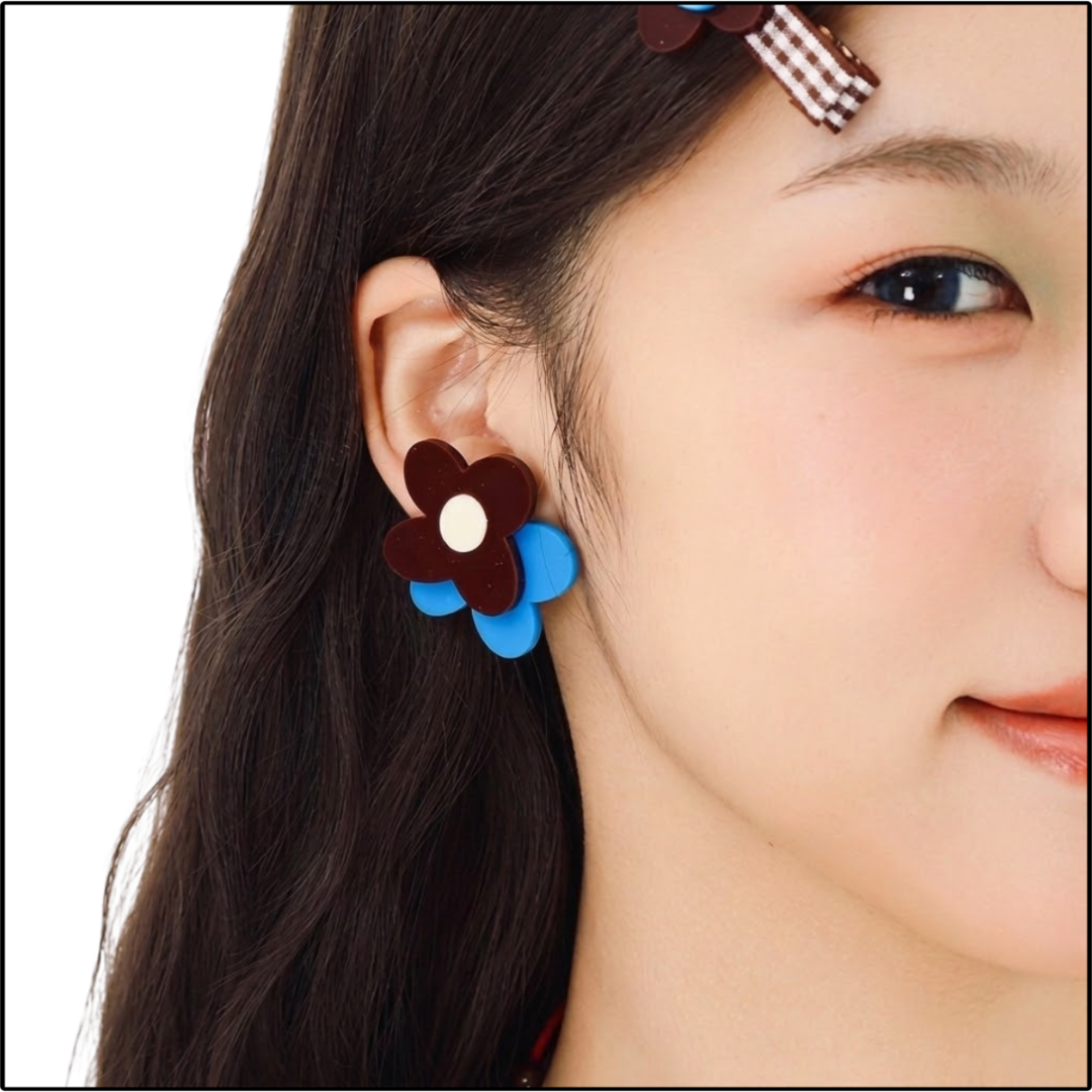 Double Blossom Earrings