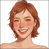 Shooting Star Heart Earrings