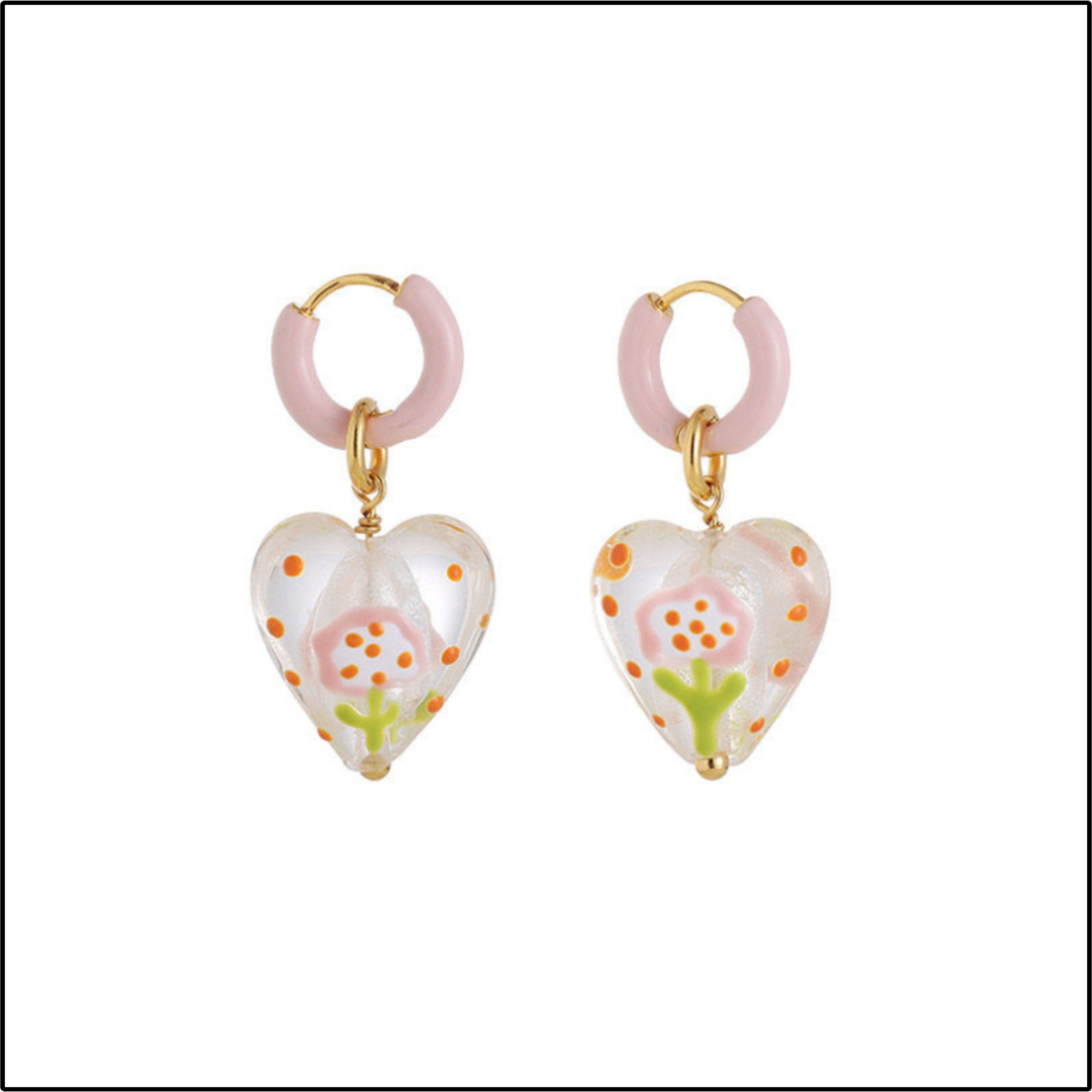 Meadow Heart Earrings