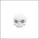Blush Skull Earrings