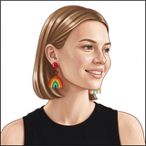 Hello Rainbow Earrings