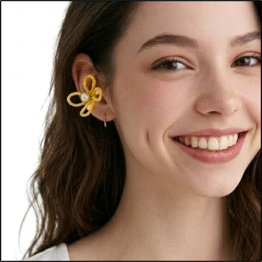 Pearl Daisy Earrings