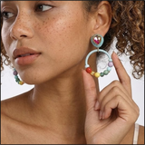Amber Spectrum Earrings