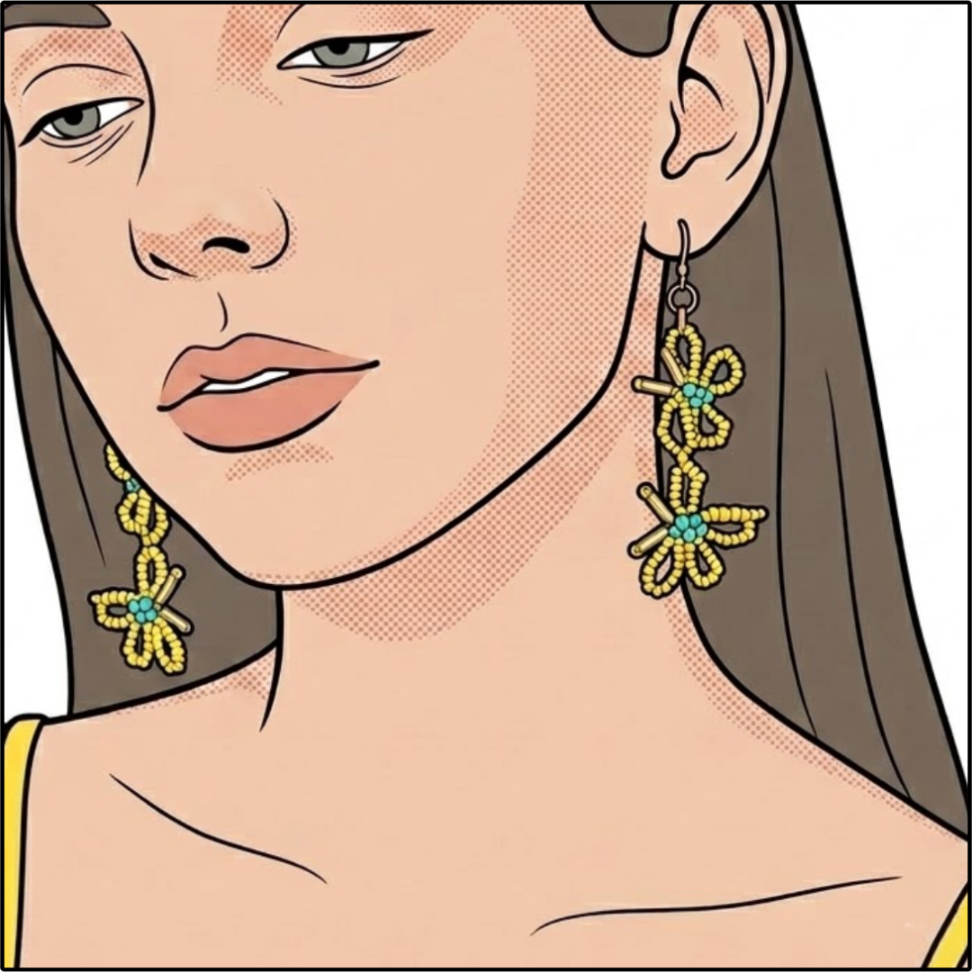Sun Flutter Earrings