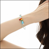 Mixed Candy Bangle Bracelet