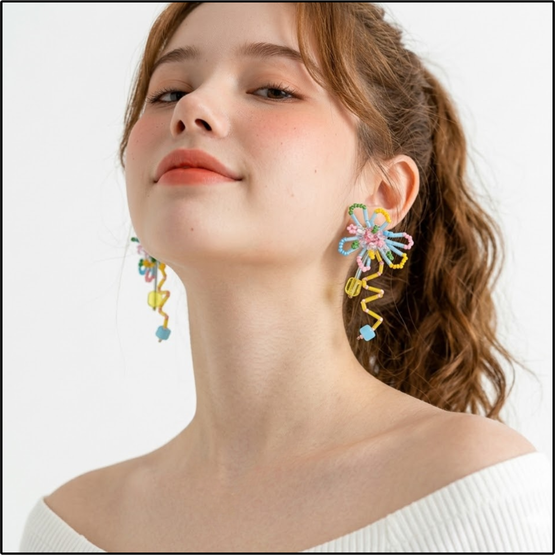 Fireworks Drop Earrings