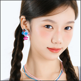 Blue Orbit Earrings