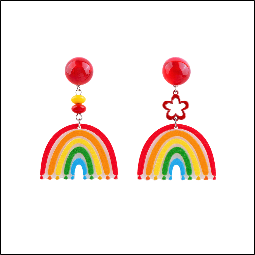 Hello Rainbow Earrings
