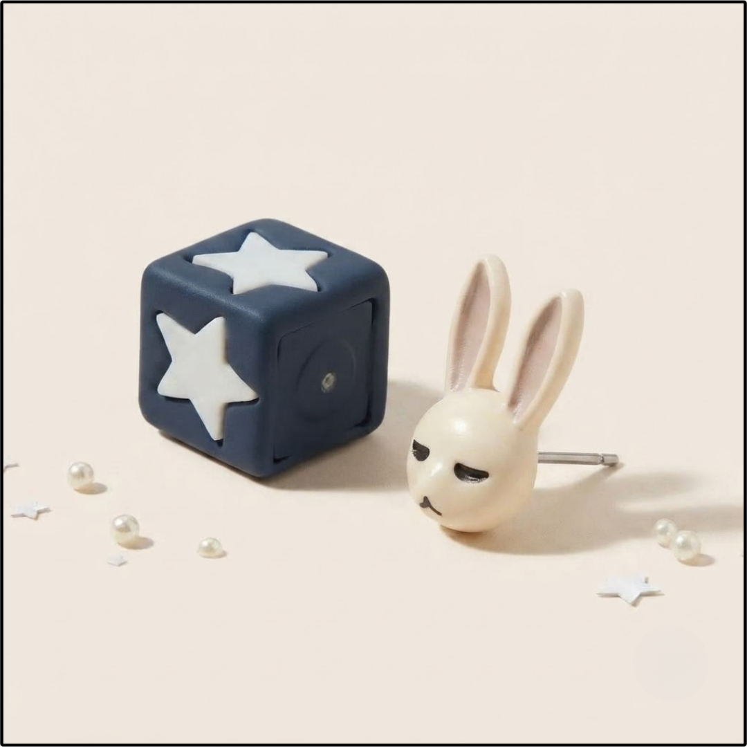 Bunny Dice Earrings