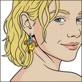 Confetti Drop Earrings