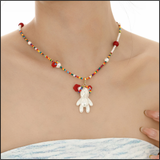 Pearl Bear Party Necklace
