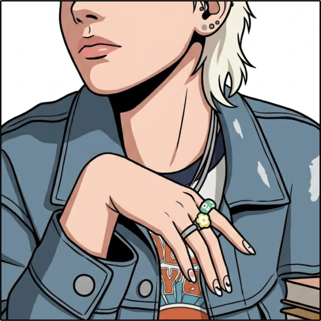 Minty Puff Ring