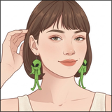 Little Alien Earrings