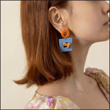 Pop Art Kitty Earrings