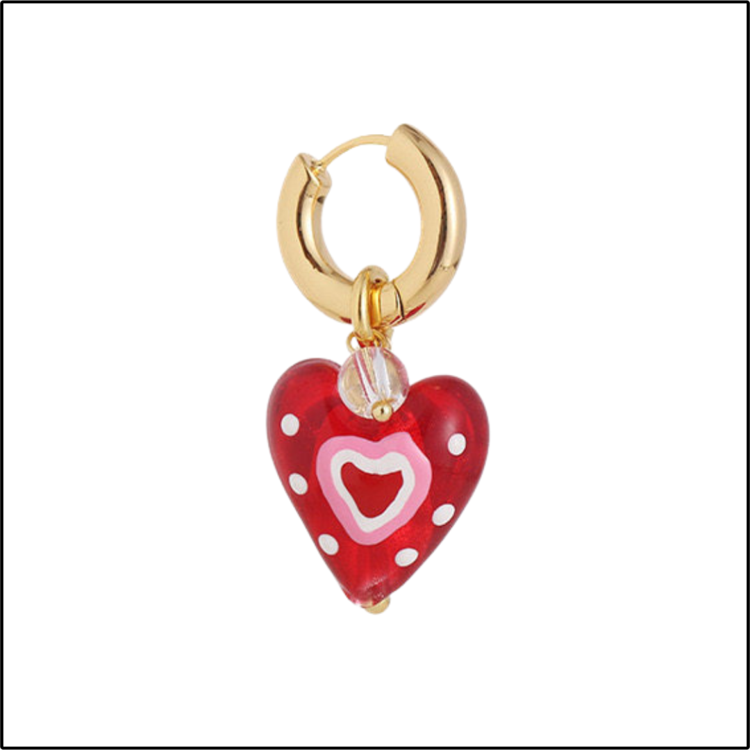 Lovebug Heart Earrings