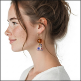 Candy Cat Drop Earrings
