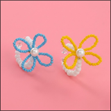 Pearl Daisy Earrings