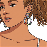 Amber Spectrum Earrings