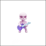 Rocker Bones Earring - White