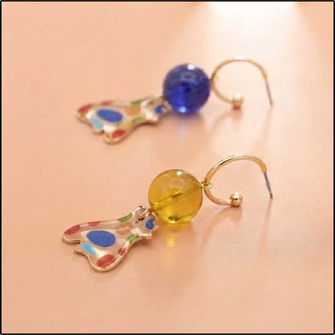 Candy Cat Drop Earrings