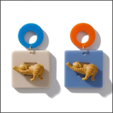 Pop Art Kitty Earrings