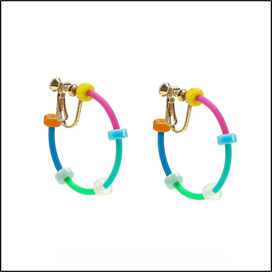 Rainbow Loop Earrings