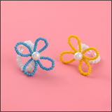 Pearl Daisy Earrings