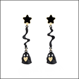 Heartbeat Ghost Earrings