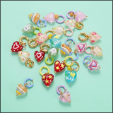Honey Bunny Heart Earrings