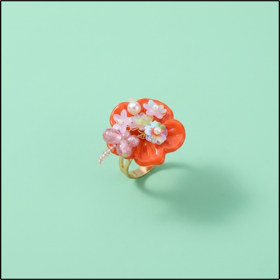 Coral Bloom Ring