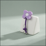 Violet Bloom Knot Earrings