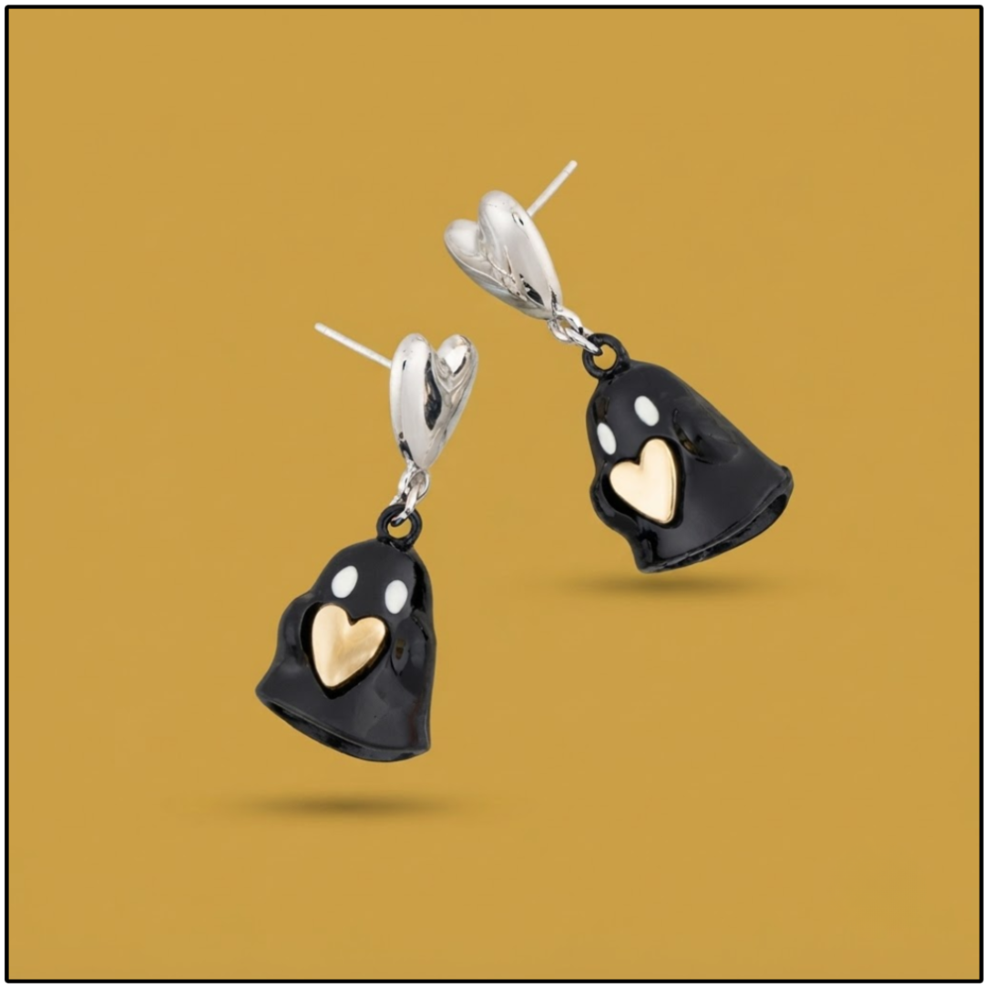 Noir Ghost Earrings