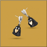 Noir Ghost Earrings
