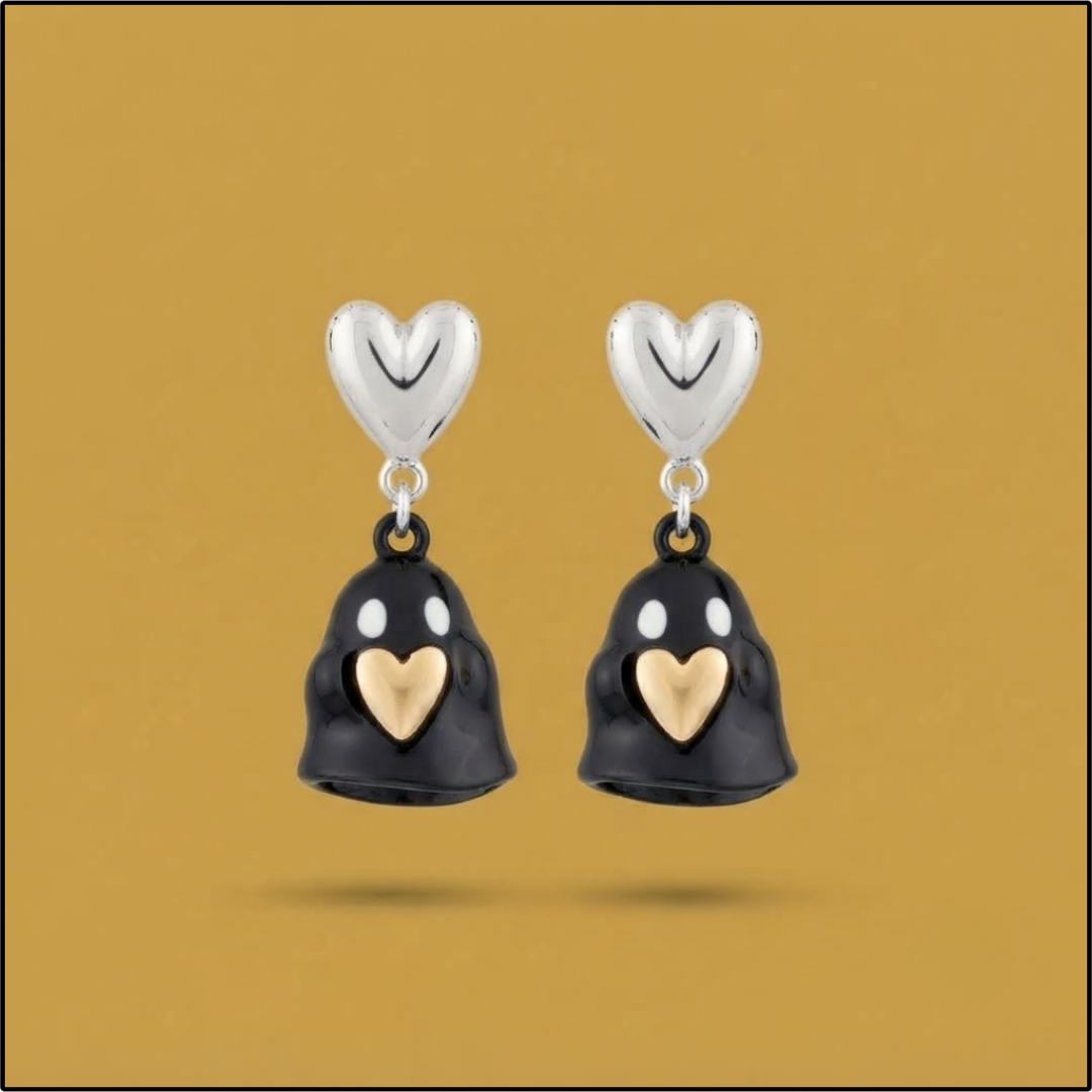 Noir Ghost Earrings