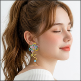 Fireworks Drop Earrings