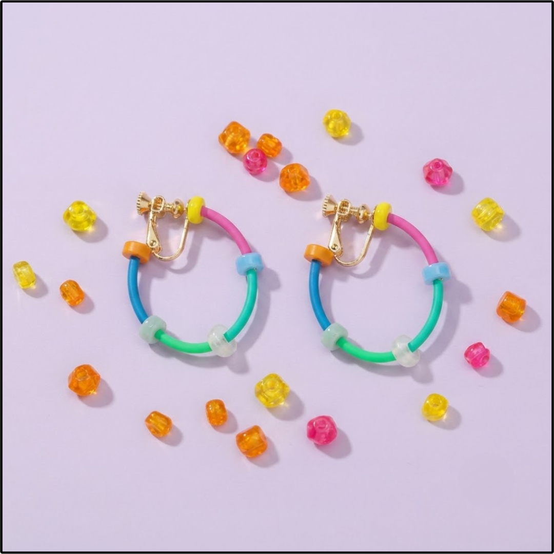 Rainbow Loop Earrings