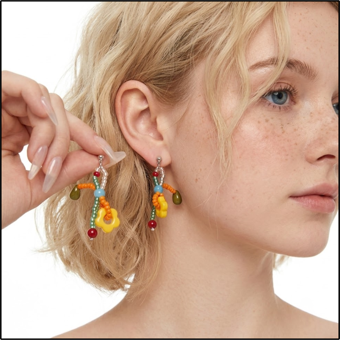 Confetti Drop Earrings