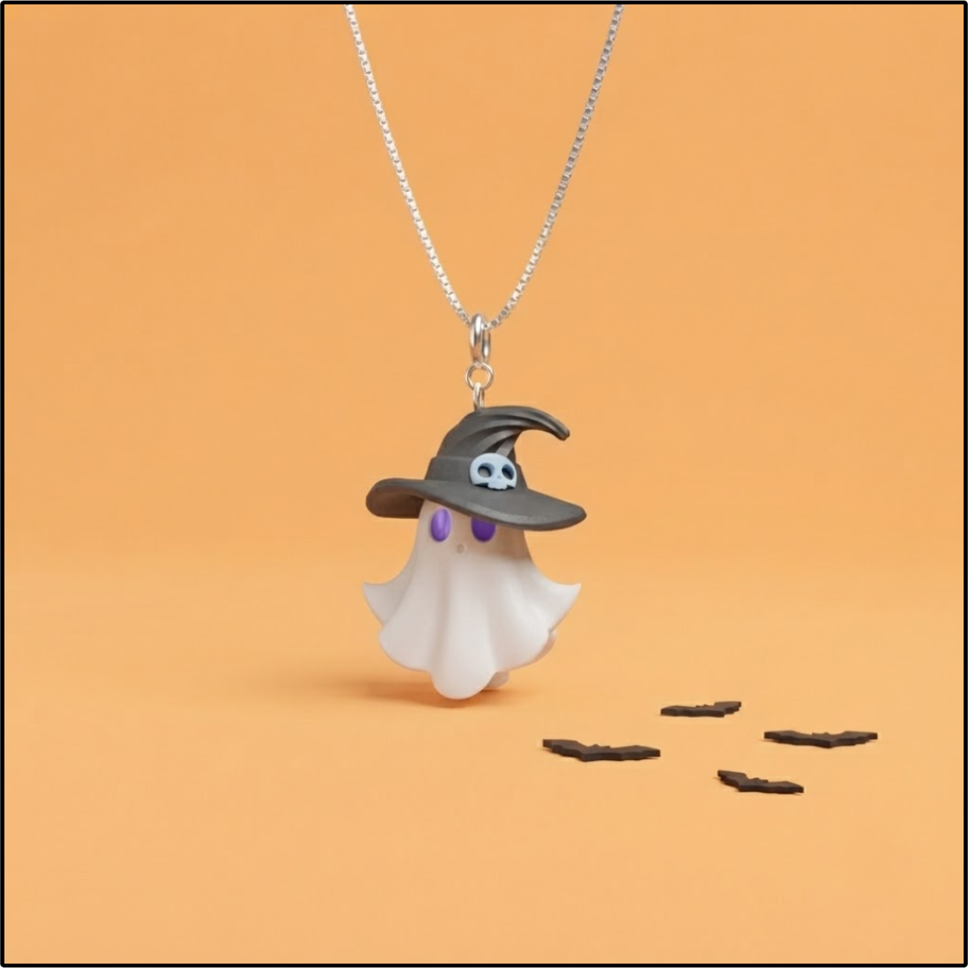 Hocus Pocus Ghost Necklace